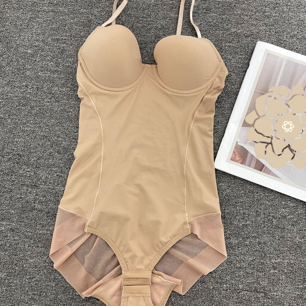 Women's Sculpting Bodysuit with Built-In Bra | Tummy Control Shapewear | 7 Colors Spaghetti Strap Body Shaper