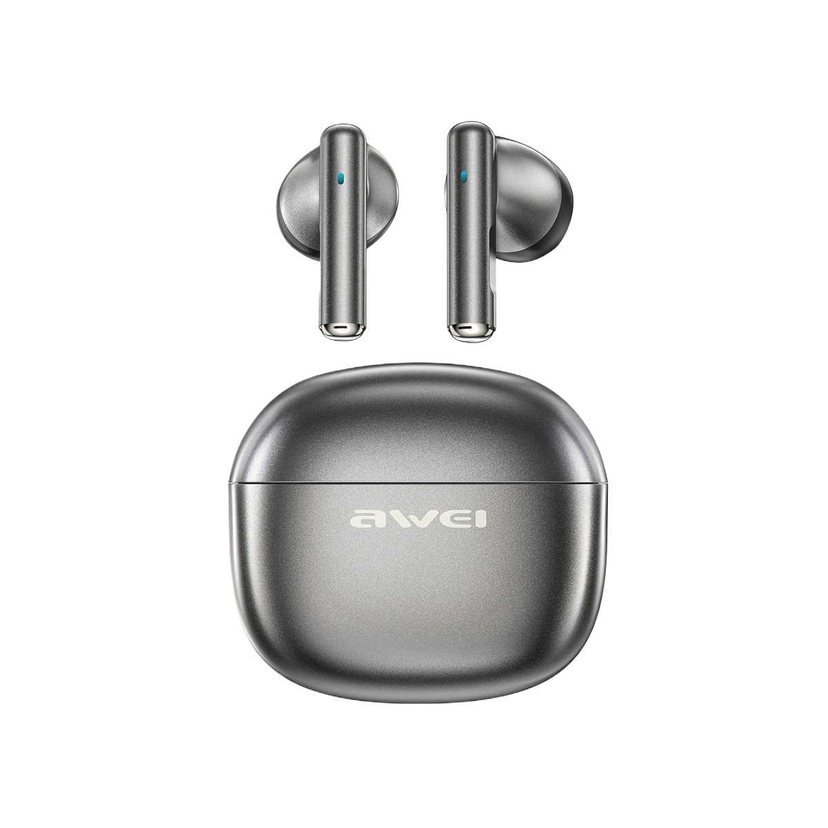 AWEI ANC ENC Noise Cancelling TWS Wireless Earbuds Bluetooth 5.4 Low Game Latency Immersive Surround Bass Long Battery Life LED Charging Case Hunter's Choice for Gaming Music iPhone Android