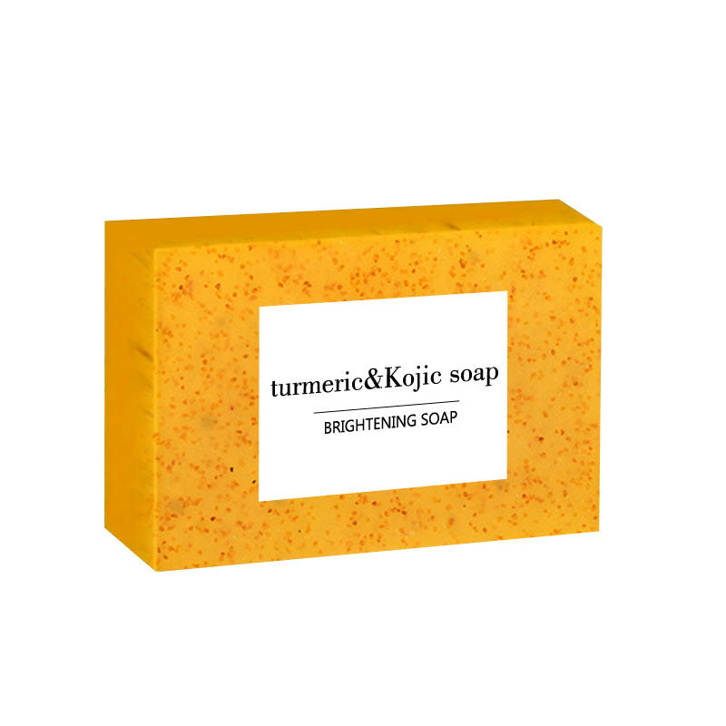 Turmeric & Kojic Acid Brightening Soap | Natural Skin Lightening Bar Soap with Lemon | Even Skin Tone Face & Body