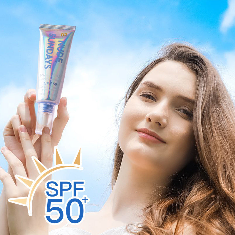 Pagevine Nude Sundays SPF 50+ Getönte Foundation Sonnencreme | Breitspektrum Peptid Gesichts-Sonnencreme 30ml