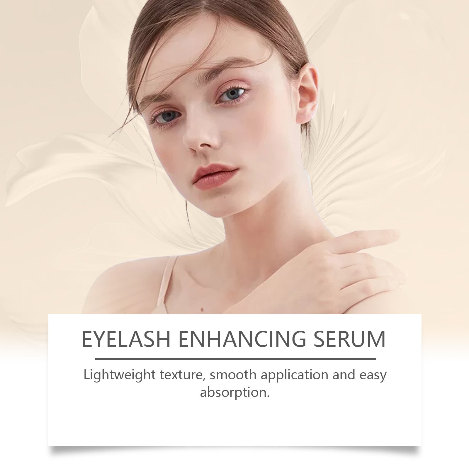OUHOE Eyelash Enhancing Serum 4ml ? Lash Growth Serum for Longer Thicker Fuller Lashes & Eyebrow Growth Treatment
