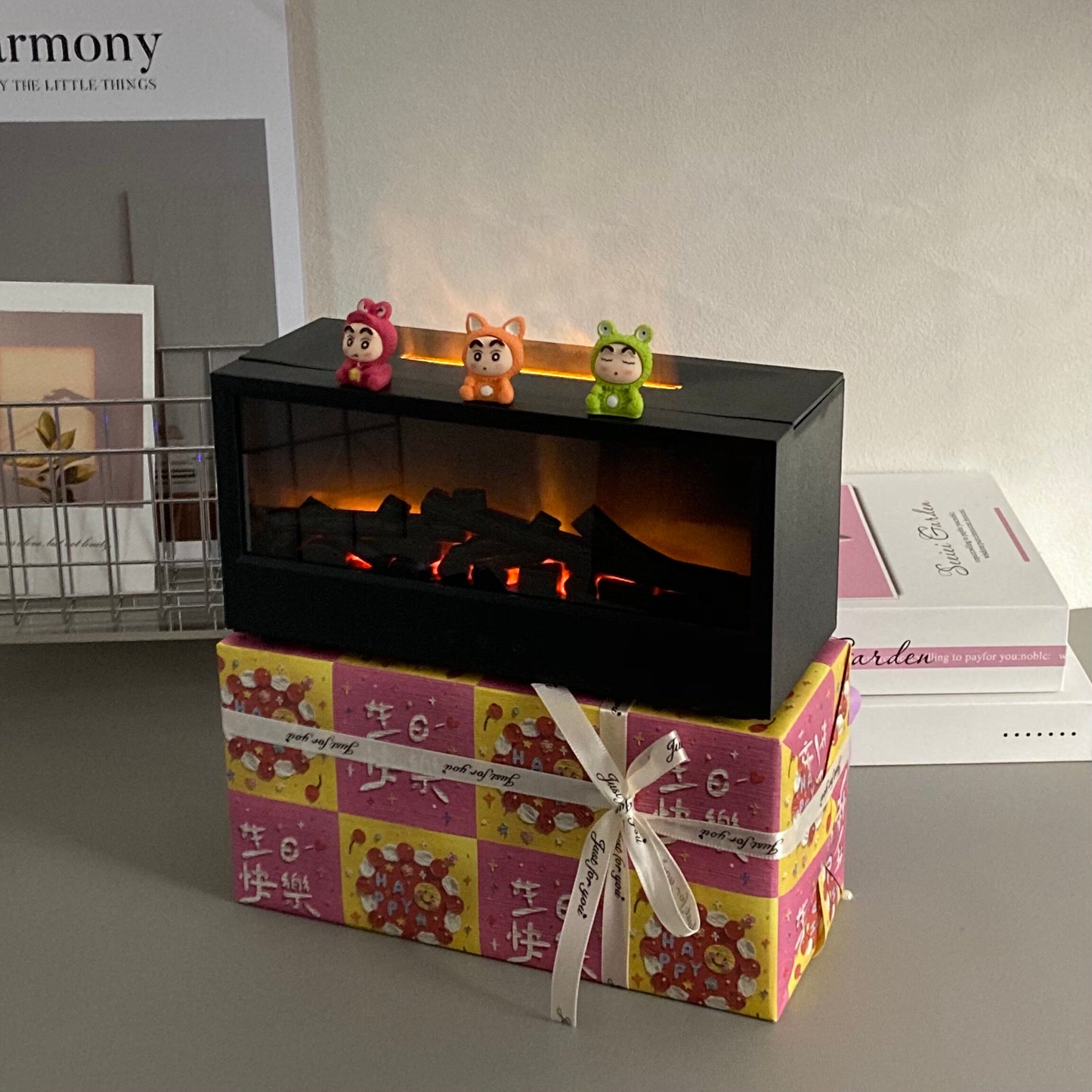 Flame Aroma Diffuser with Humidifier | Simulated Fire Essential Oil Diffuser | Aesthetic Room Decor