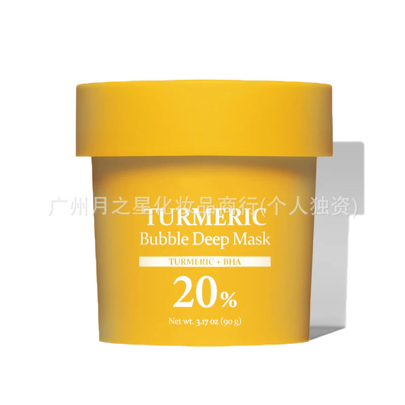 Turmeric Bubble Deep Cleansing Mask - 20% BHA Pore Purifier