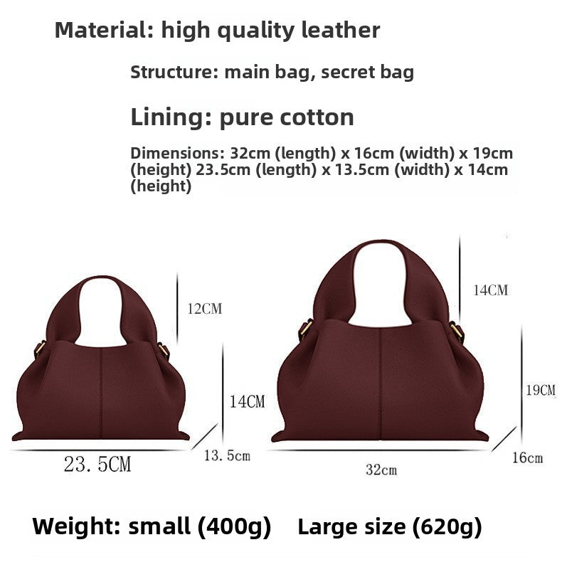 Polene Numero Un Bag in Black Pebbled Leather - Iconic French Handbag | Luxury Shoulder Bag with Top Handle