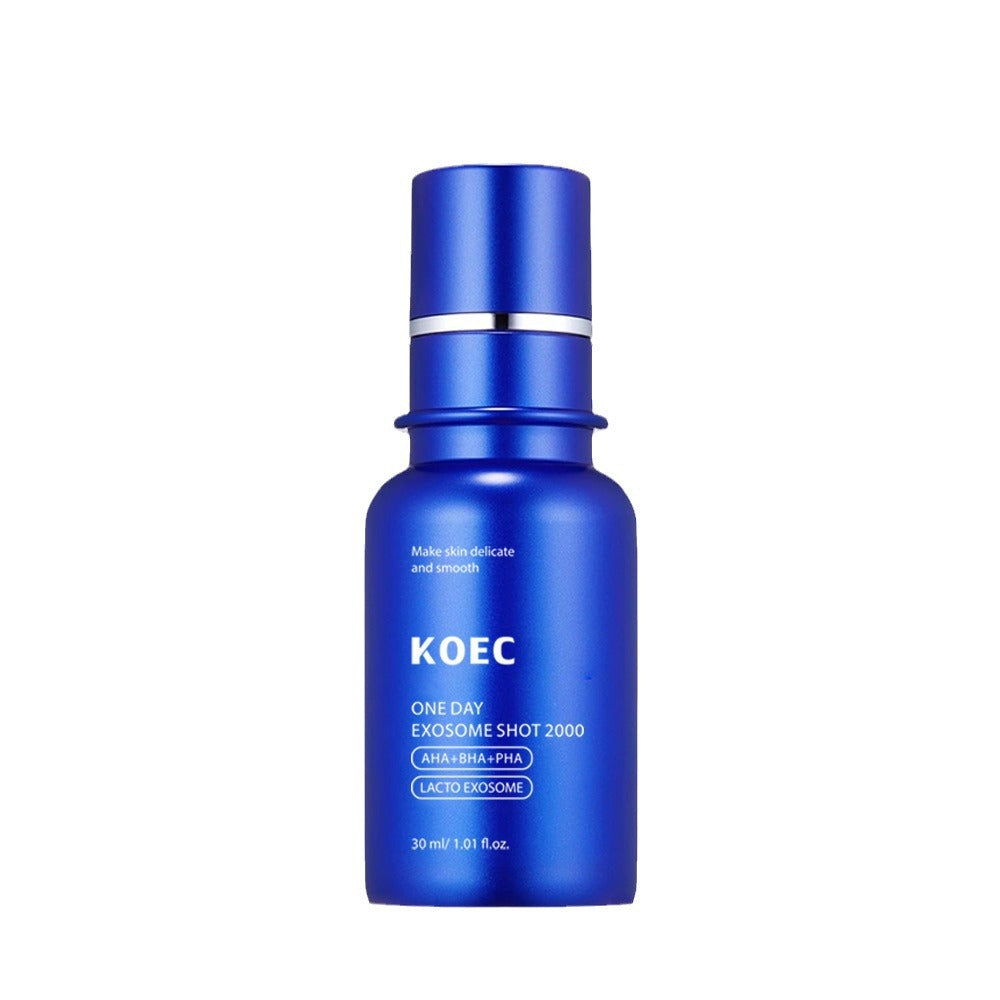 KOEC One Day Exosome Shot 2000 | AHA BHA PHA + Lacto Exosome Face Serum | Smooth & Delicate Skin 30ml