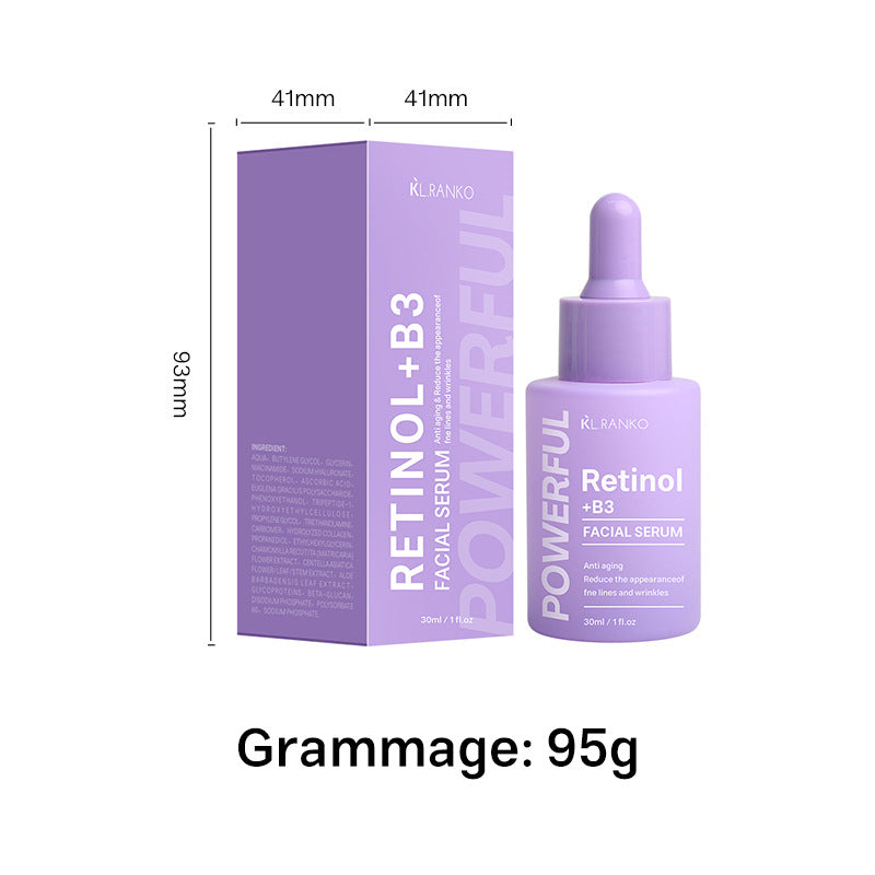 KL.RANKO Retinol + B3 Facial Serum | Anti-Aging Fine Line & Wrinkle Reducer | Niacinamide Vitamin A Serum 30ml