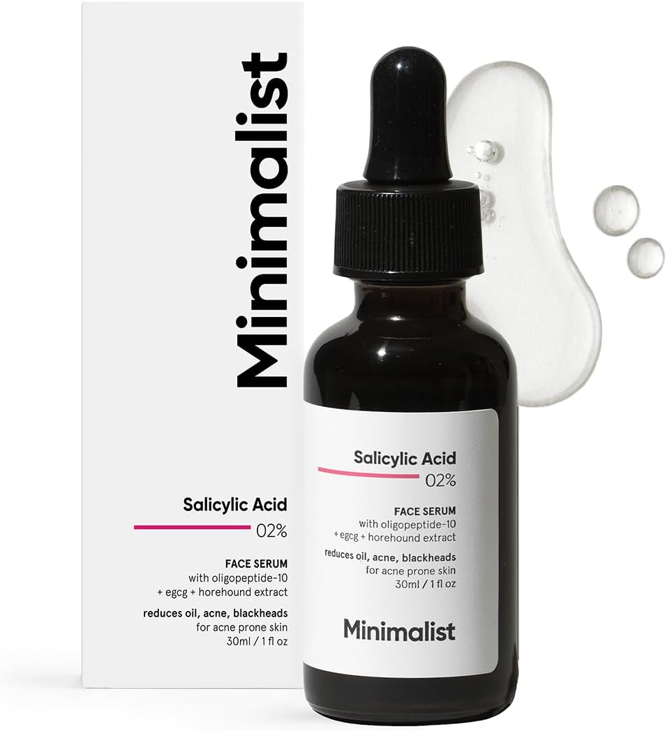 Minimalist Salicylic Acid 2% Face Serum 30ml | Set of 3