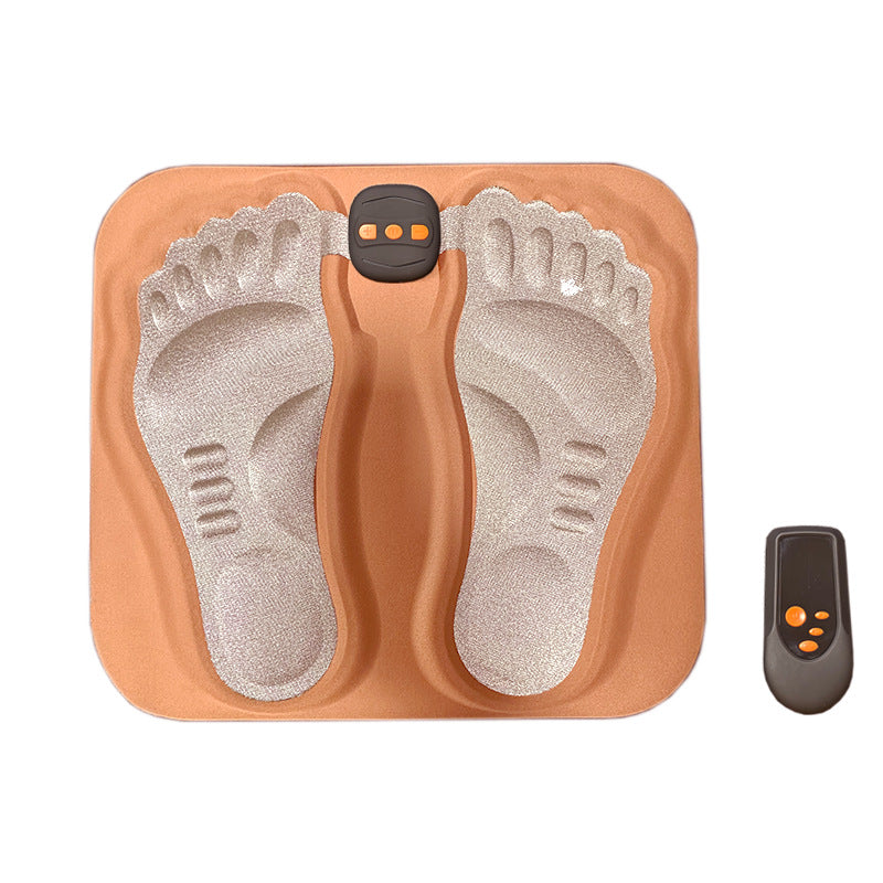 EMS Foot Massager Mat Electric Pulse Foot Stimulator Pad ? Digital LCD Multi-Mode Circulation Booster Pain Relief Massage