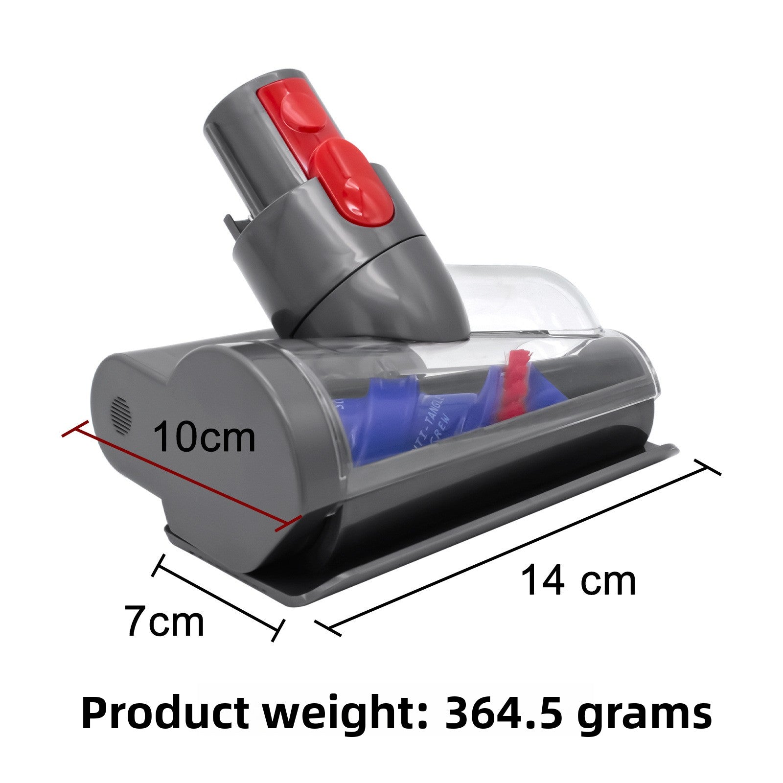Dyson Compatible Motorized Cleaner Head | Direct Drive Floor Tool Attachment for Dyson V7 V8 V10 V11 V15 Cordless Vacuum
