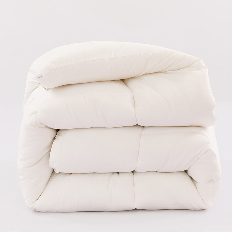 Luxury Fluffy White Comforter | Ultra-Soft Quilted Duvet Insert | All-Season Bed Comforter King Queen Full Twin