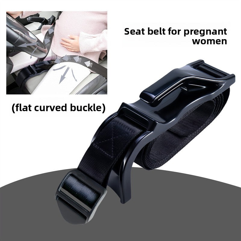 Pregnancy Seat Belt Adjuster | Maternity Car Seatbelt Safety Strap Positioner | Bump & Baby Belly Protector for Pregnant Women | Universal Car Fit
