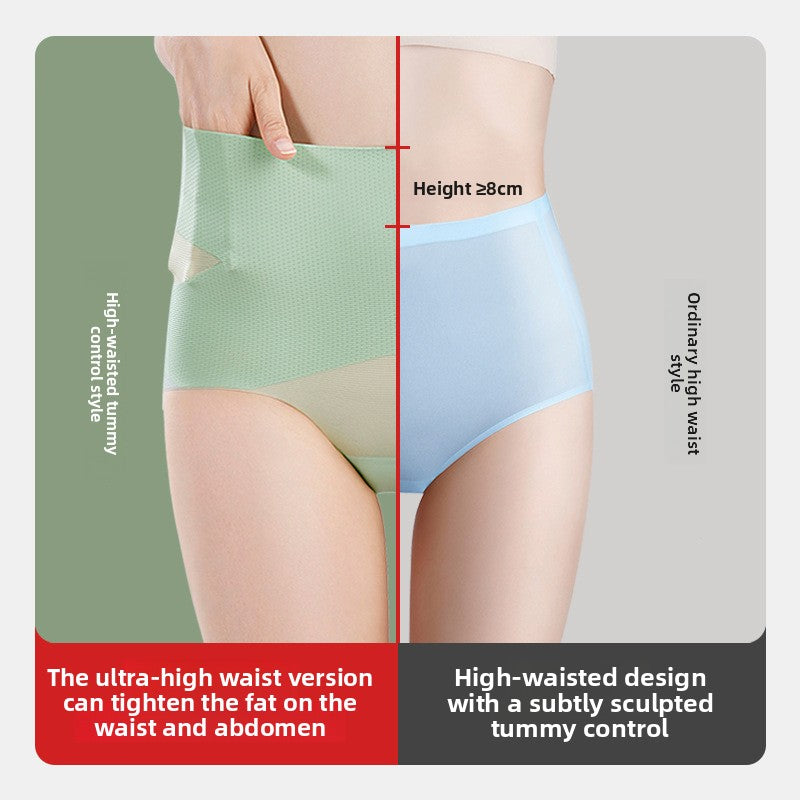 Naked Skin High Waist X-Shape Tummy Control Shapewear | Invisible Body Shaper Briefs | Seamless Slimming Underwear for Women