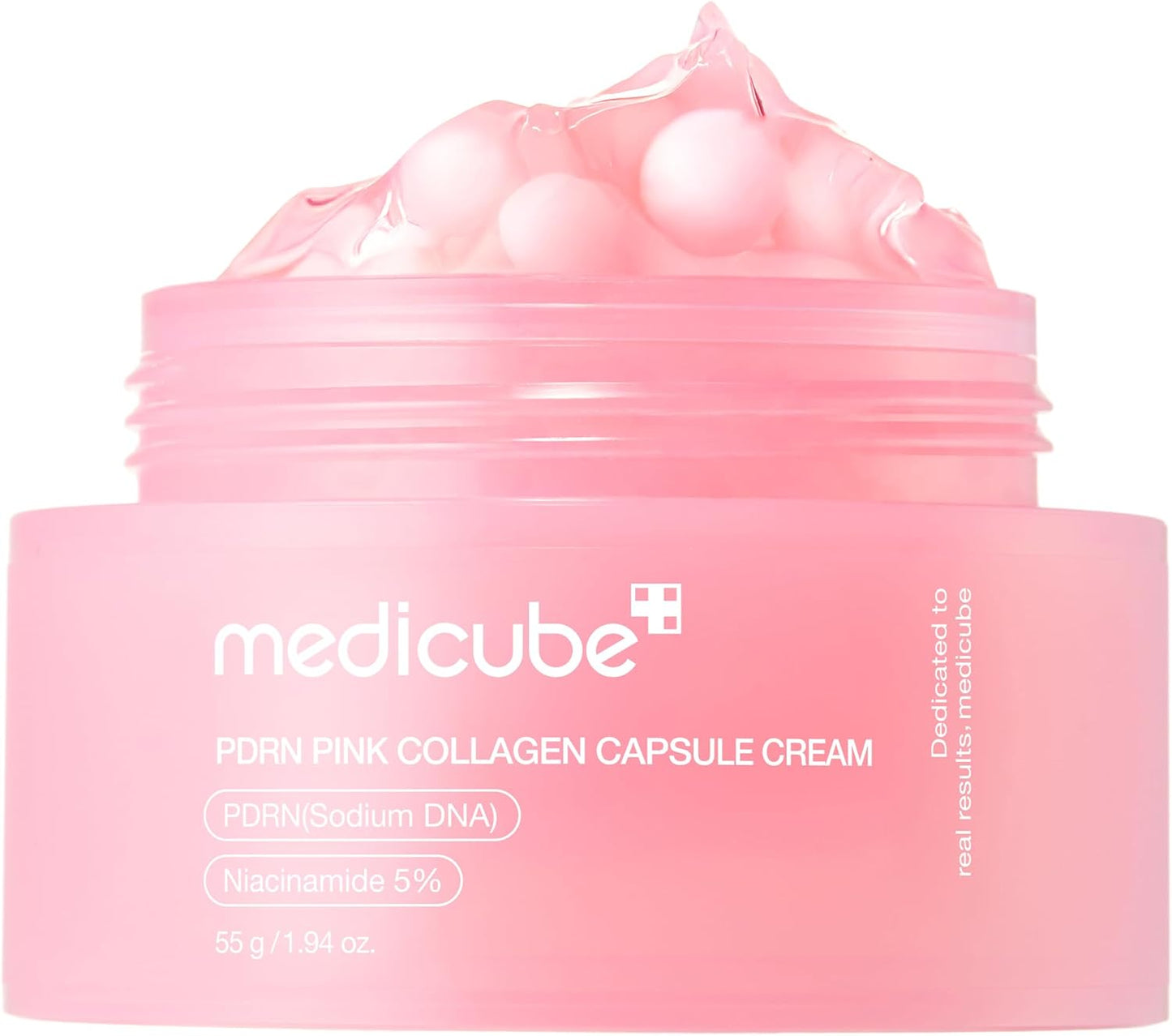 Medicube Capsule Cream Set of 4, Korean Hyaluronic Collagen Vitamin C TXA Niacinamide Face Moisturizer Bundle, Anti Aging Brightening Pore Tightening K-Beauty Skincare Gift
