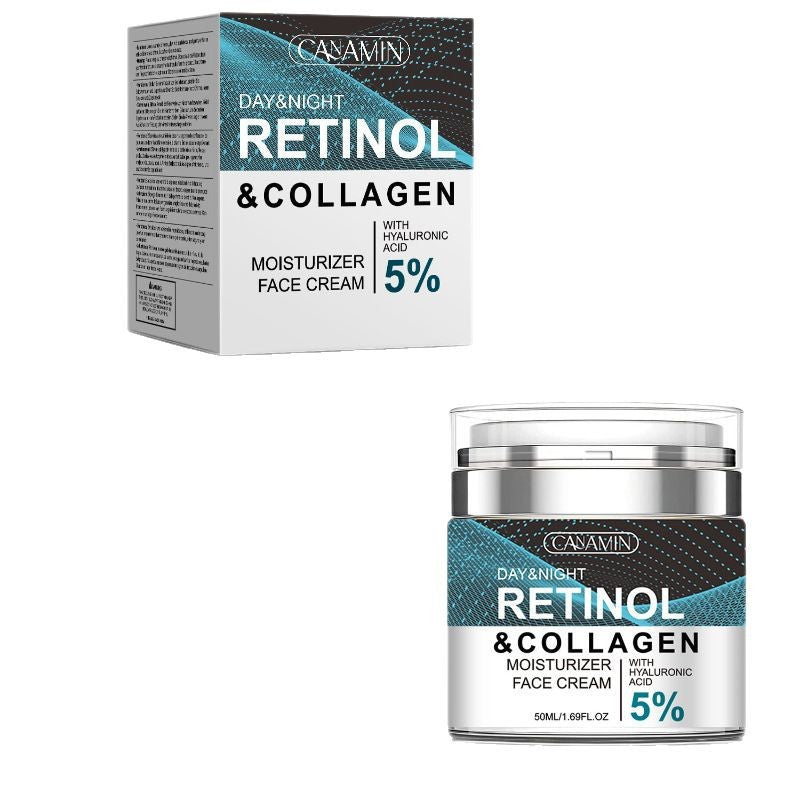 Retinol Niacinamide Anti-Wrinkle Facial Cream 50g | Day & Night Moisturizer | Lifts, Firms & Tightens | Vitamin A�C�E + 15% Hyaluronic Acid