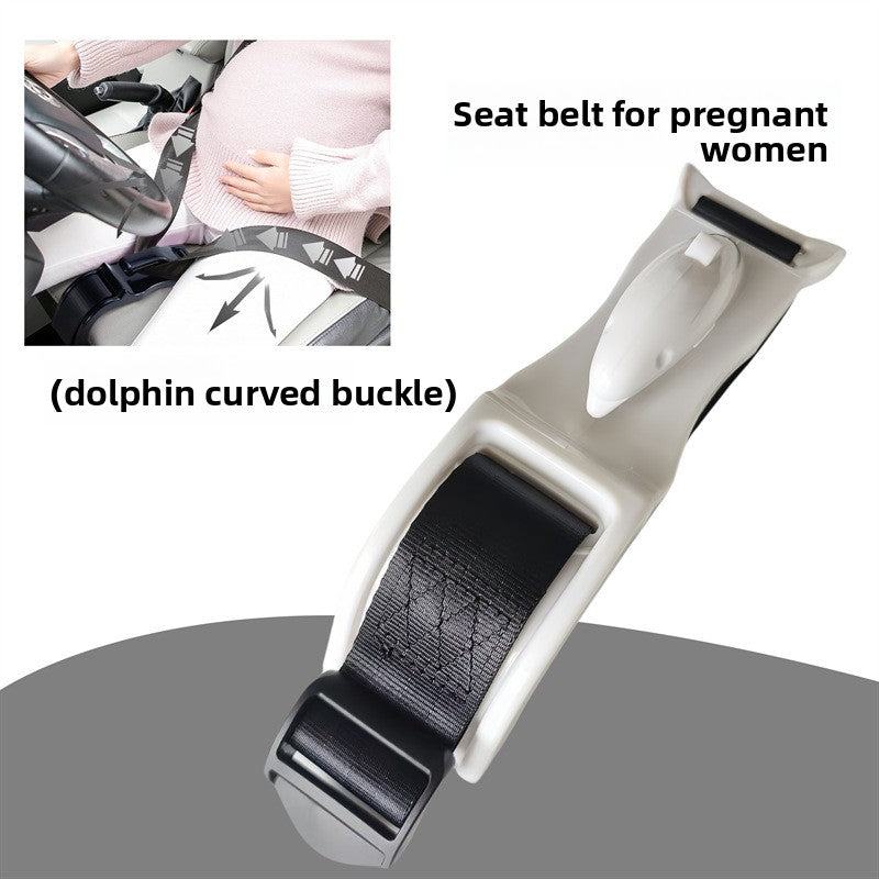 Pregnancy Seat Belt Adjuster | Maternity Car Seatbelt Safety Strap Positioner | Bump & Baby Belly Protector for Pregnant Women | Universal Car Fit