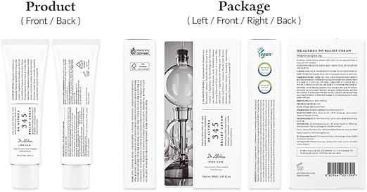 Dr. Althea Pro Lab 345 Relief Cream Set of 2 | Niacinamide, Centella & Ceramide Soothing Face Cream — 50ml Each