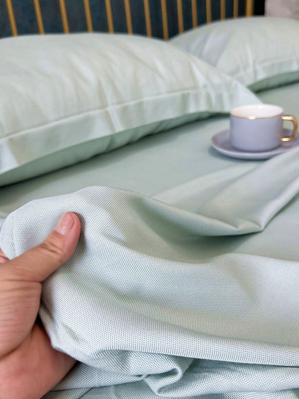 Luxury Grey Textured Bedding Set | Soft Breathable Duvet Cover & Pillowcase | Hotel Quality Bedroom Linen