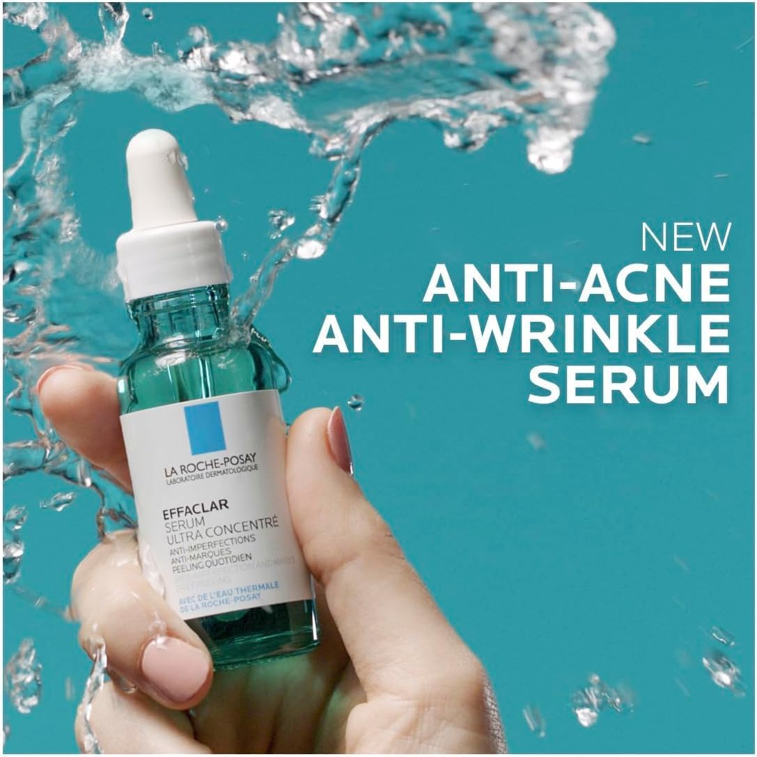 La Roche-Posay Effaclar Serum Ultra Concentré Set of 2 | Anti-Imperfection Marks Daily Peeling Acne Face Serum