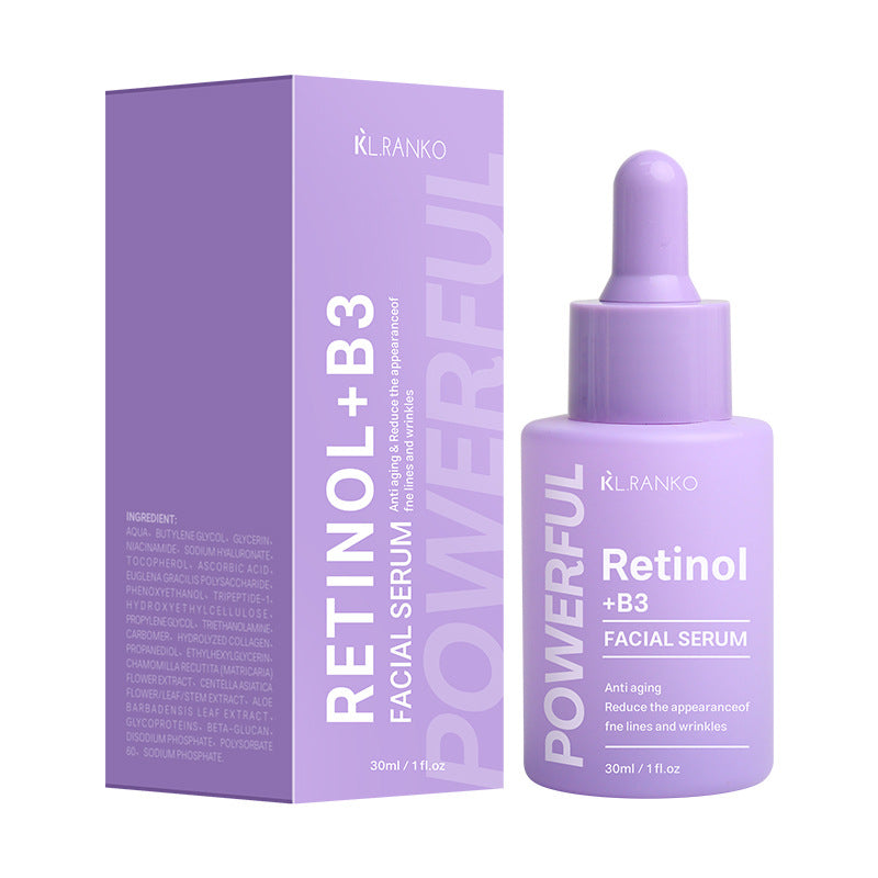 KL.RANKO Retinol + B3 Gesichtsserum | Anti-Aging Feine Linien & Falten Reduzierer | Niacinamid Vitamin A Serum 30ml