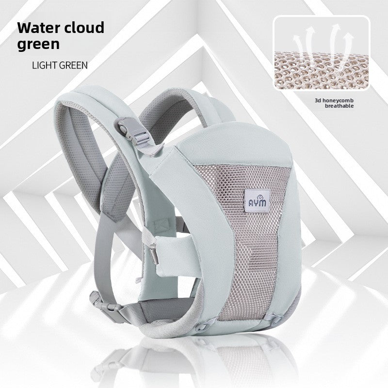 AYM Star Curtain Dark Black Baby Carrier | 3D Honeycomb Breathable Ergonomic Infant Carrier with Buckle Straps
