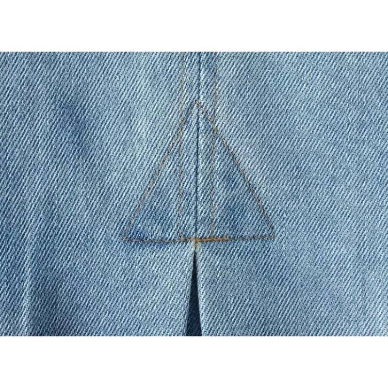 Women's Light Blue Denim Trench Coat Jacket - Double Breasted Lapel Jean Jacket with Epaulettes & Button Cuffs - Oversized Loose Fit Casual Outerwear for Spring Fall