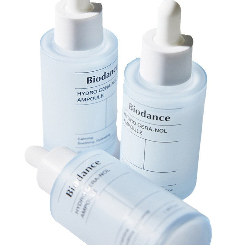 Biodance Hydro Cera-Nol Ampulle | 5 % Panthenol, 5-Schicht-Ceramide, 10-Schicht-Hyaluronsäure, Koreanisches beruhigendes und feuchtigkeitsspendendes Gesichtsserum, 30 ml 
