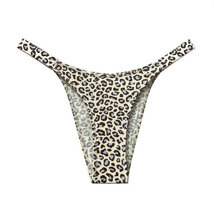 Damen Stringtanga mit Animal-Print, sexy, niedriger Bund, freche Höschen, Zebra-Leopardenmuster, Unterwäsche mit Taillenbund