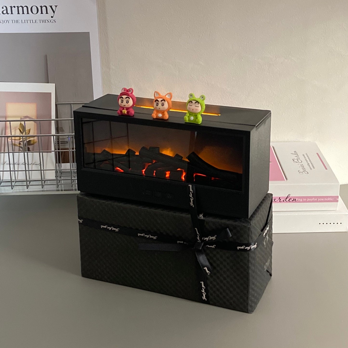 Flame Aroma Diffuser with Humidifier | Simulated Fire Essential Oil Diffuser | Aesthetic Room Decor