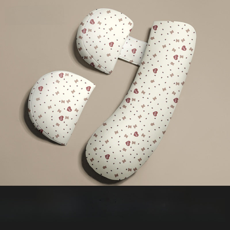 Dual Wedge Pregnancy Pillow Set | Honeycomb Belly & Back Support Maternity Wedge Cushion | Side Sleeper Bump Support | Portable Compact Pregnancy Pillow