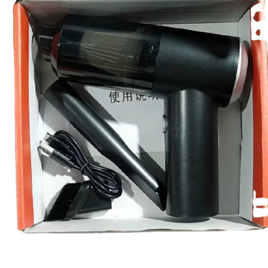 Portable Cordless Mini Handheld Vacuum Cleaner | Powerful Wireless Car & Home Vacuum with Brush & Crevice Attachments
