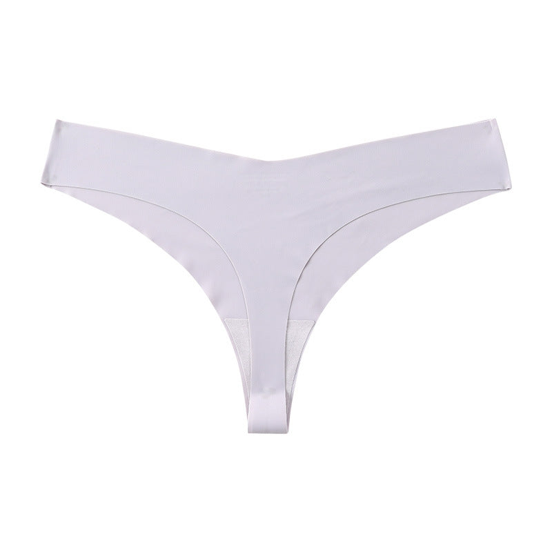 Nahtlose Tangas im 3er-Pack | Unsichtbare, weiche Stretch-Tangas | Bequeme Damen-Tangas für jeden Tag | Grau, Braun & Rosa 