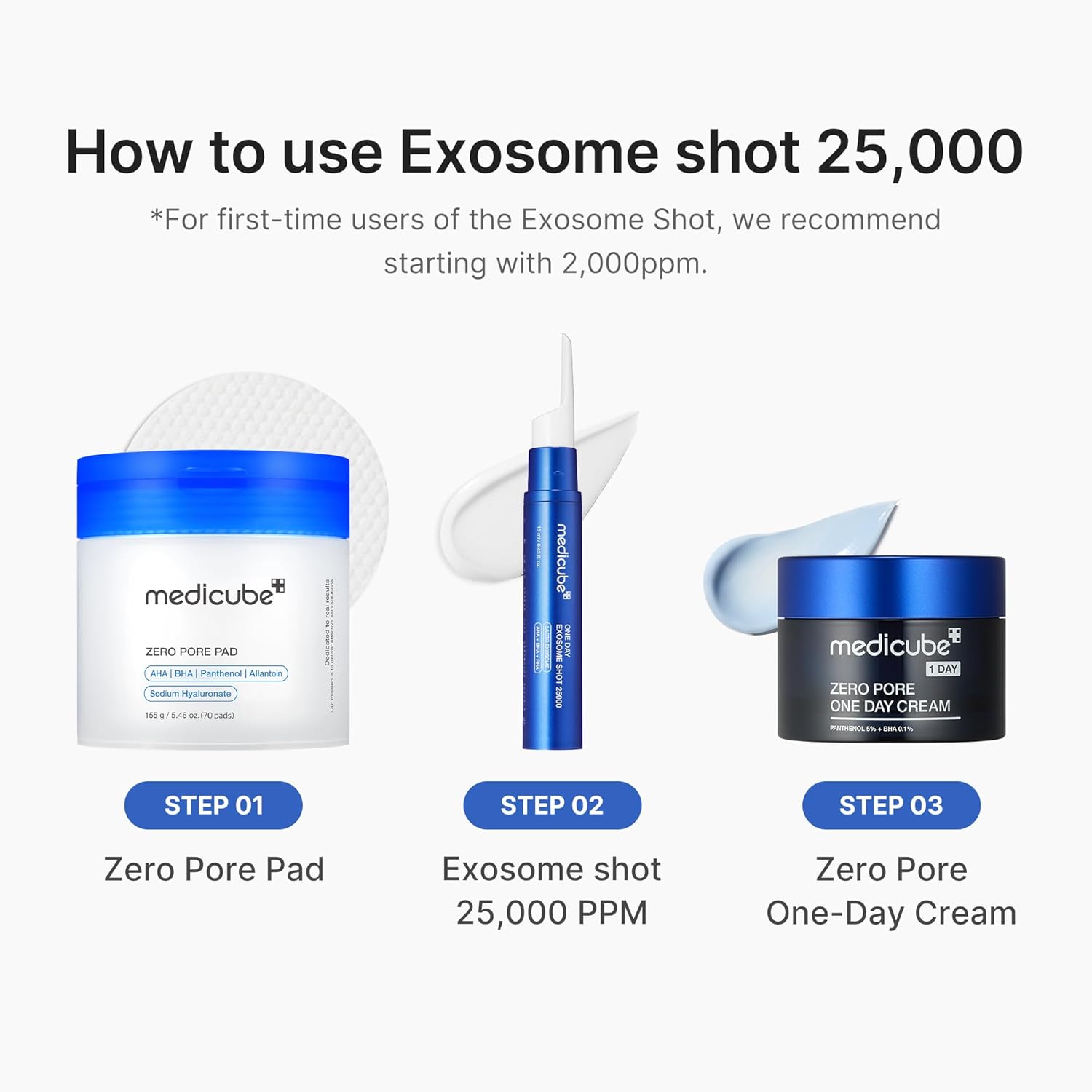 Medicube One Day Exosome Shot 25000 AHA BHA PHA 13ml | BUY ONE GET ONE FREE | Korean Exosome Serum BOGO Deal