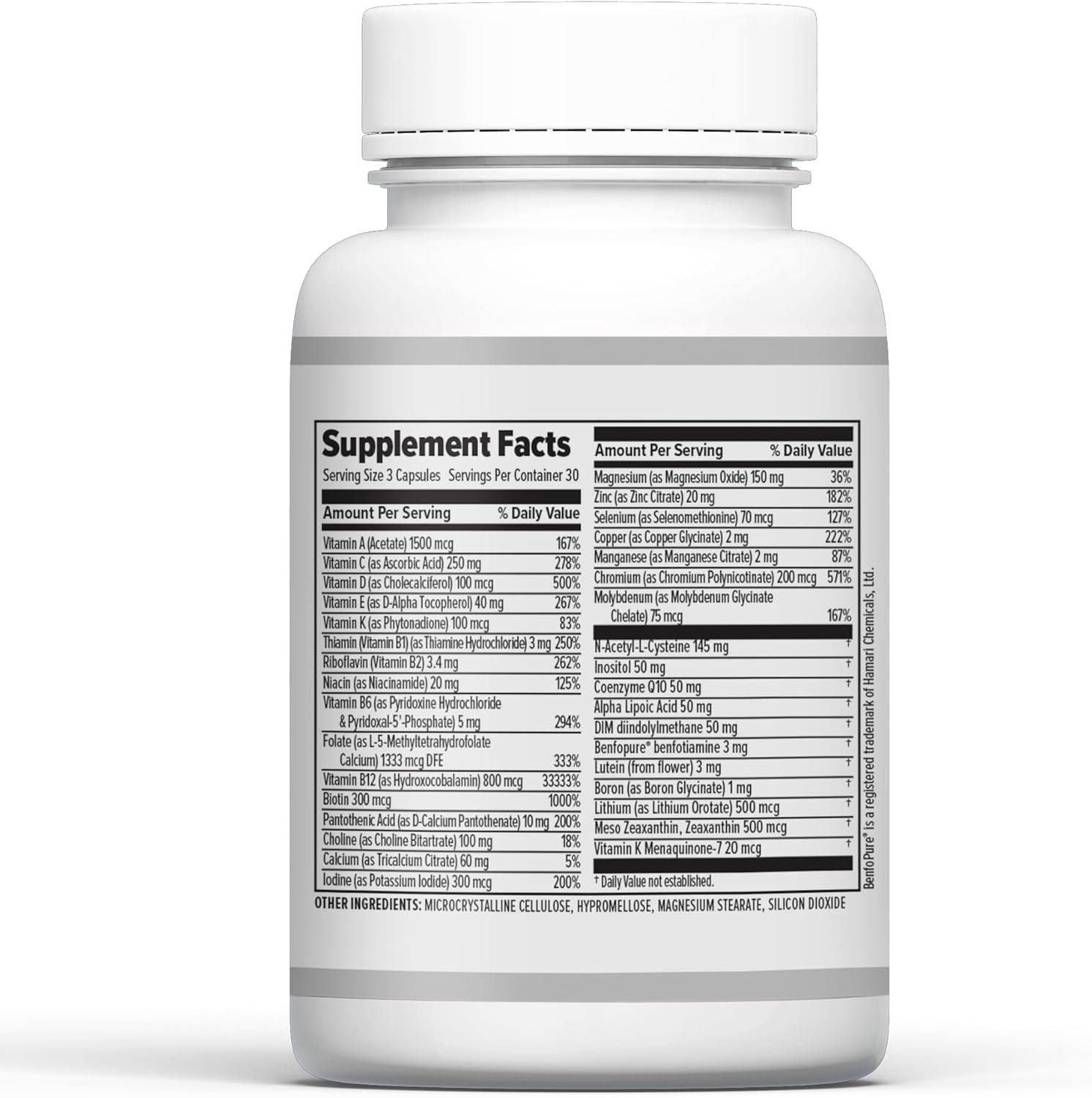 مجموعة 10X Health Optimize Multivitamin من قطعتين | 2 × 90 كبسولة مكمل غذائي يومي للرجال والنساء