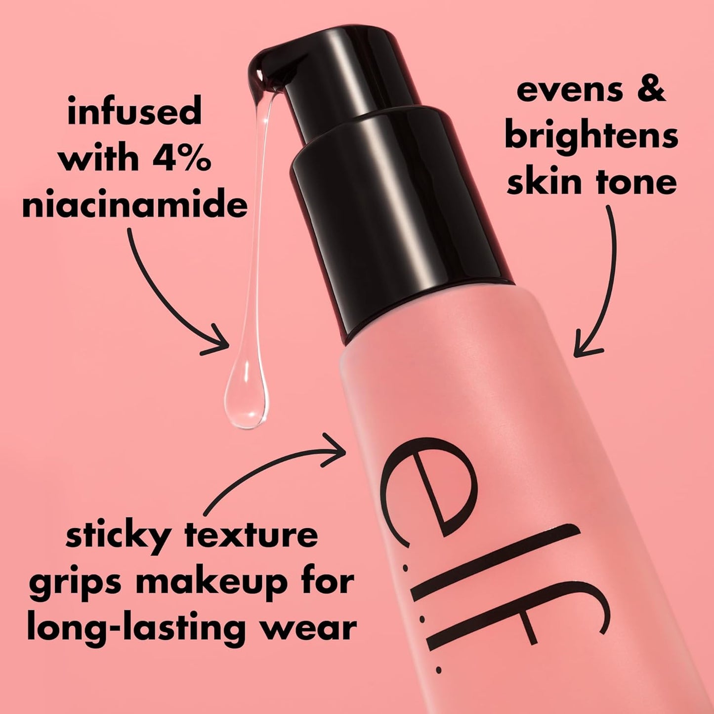 e.l.f. Power Grip Primer + 4% Niacinamide Set of 6 | Pore Minimizing Skin Perfecting Makeup Primer