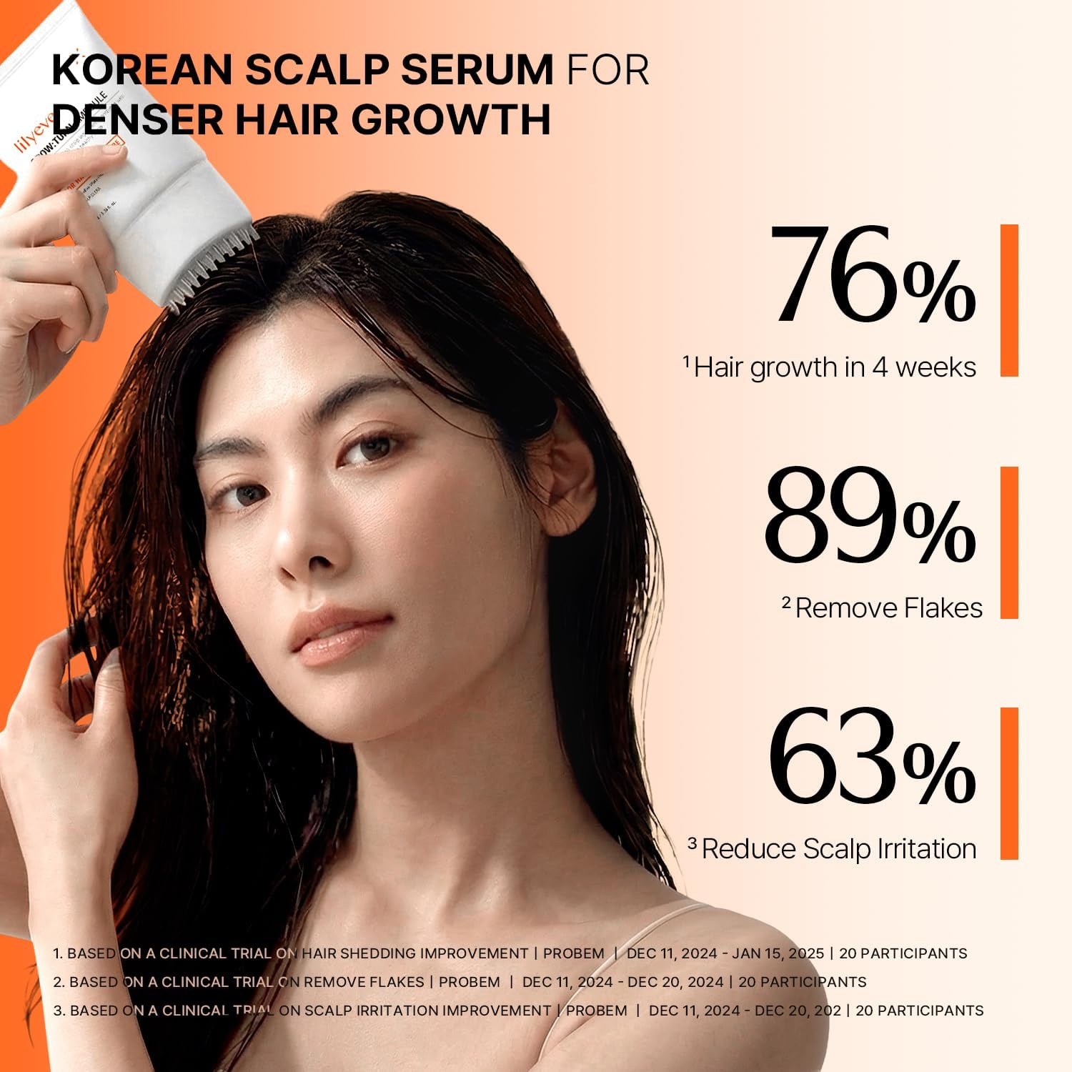 Grow Turn Scalp Ampoule 100ml with BioExo Water and Scalp Clera Biotechnology Hair Growth Scalp Treatment