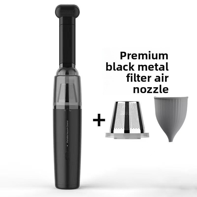 Wireless Portable Vacuum Cleaner - Cordless Mini Handheld Vacuum with Strong Suction & Brush Attachment | Car & Home Use