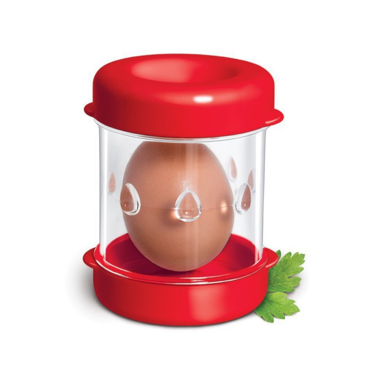 Egg Peeler Tool Boiled Egg Peeling Device | Quick Easy Hard Boiled Egg Sheller | Kitchen Gadget Red Egg Peeler