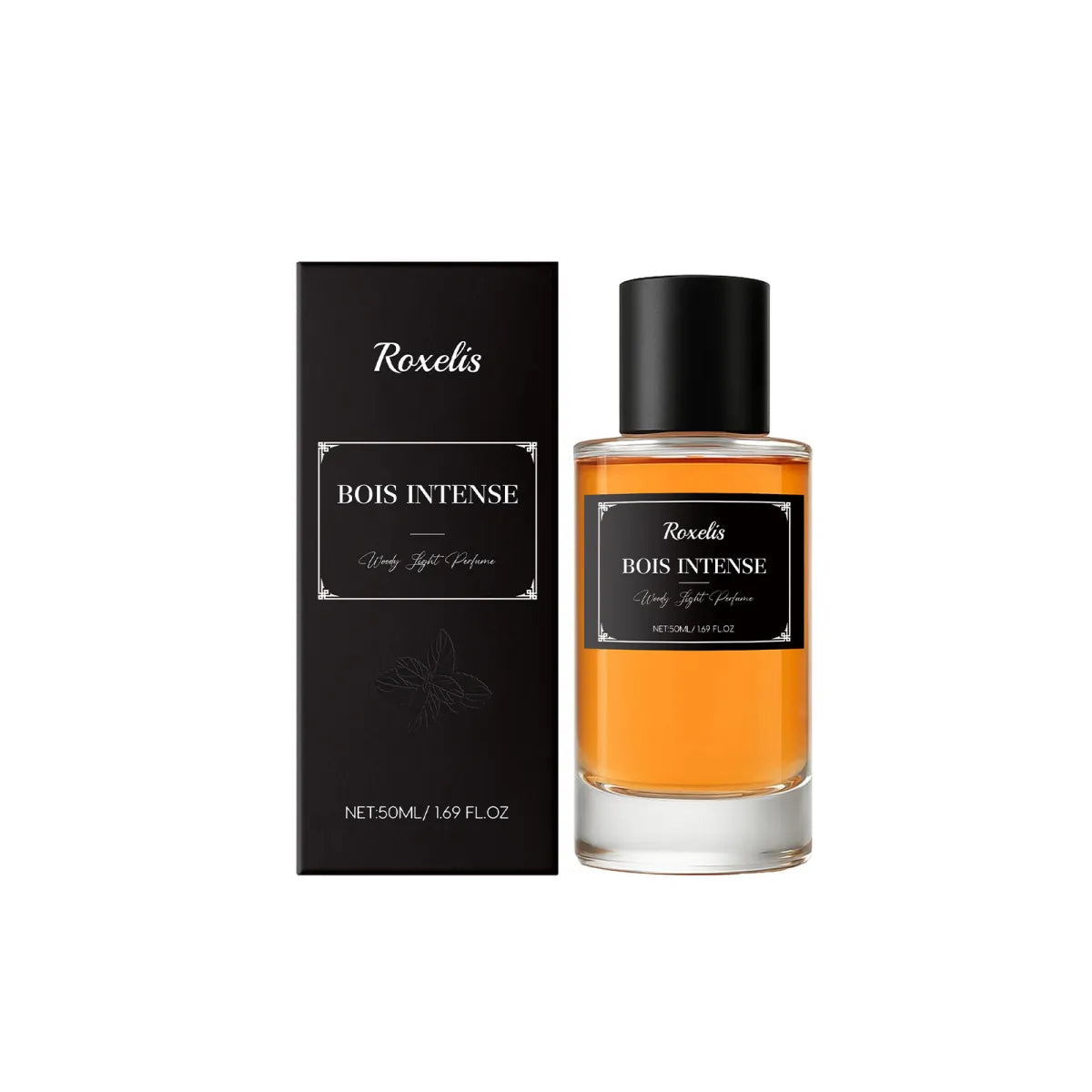 Roxelis Bois Intense Set of 2 x 50ml Woody Light Perfume Eau de Parfum Value Pack | Men Women Unisex Luxury Amber Wood Long Lasting Fragrance Duo Gift Set