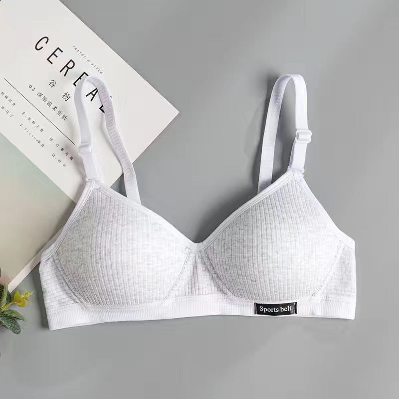 Ribbed Wireless Sports Belt Bra Women | Adjustable Strap Triangle Bralette | Seamless Soft Comfort Bra Mint Green