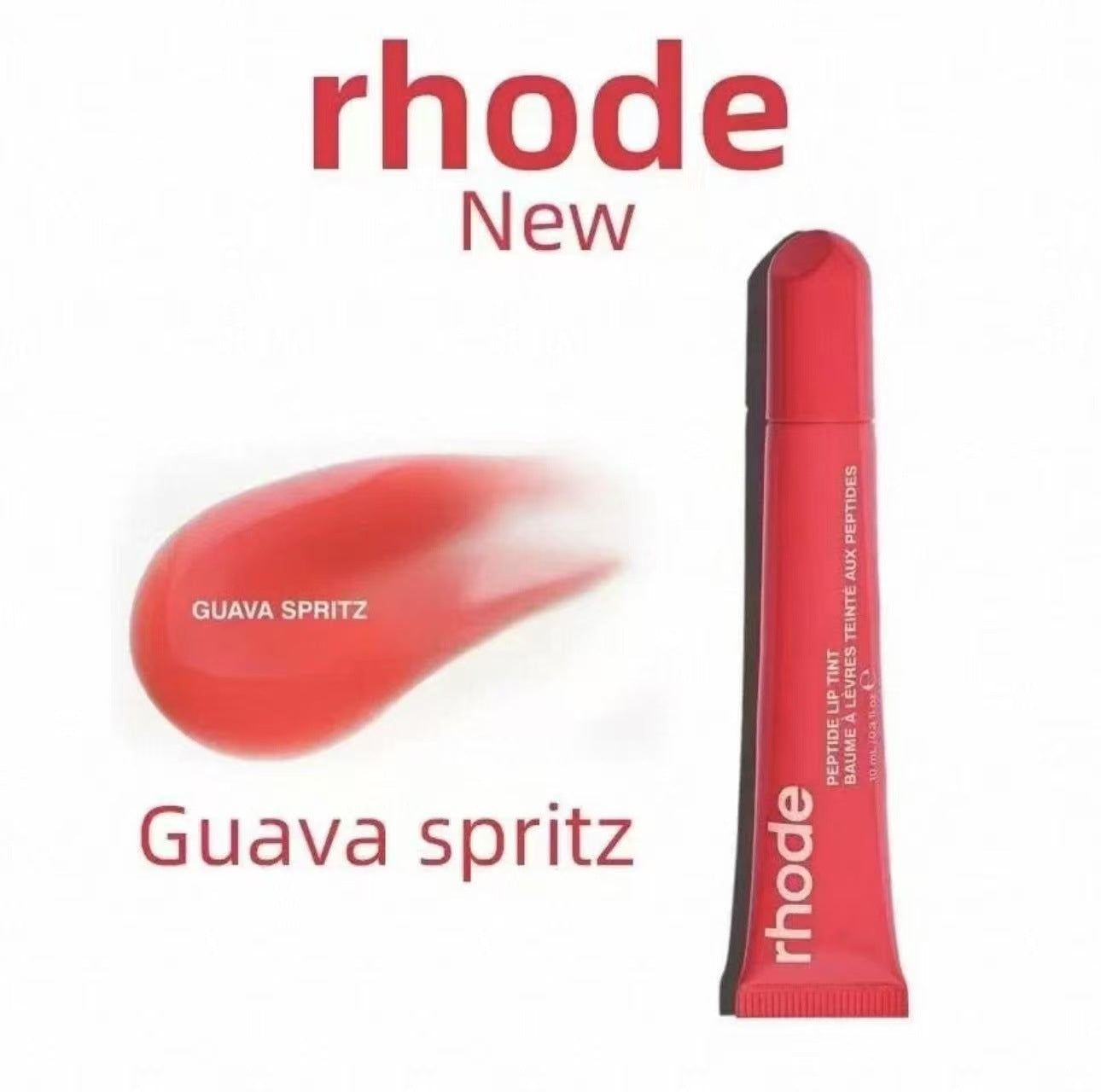 Rhode Peptide Lip Tint 10ml | Getönter Peptid-Lippenbalsam für hydratisierte, glänzende Lippen | Mehrere Farbtöne
