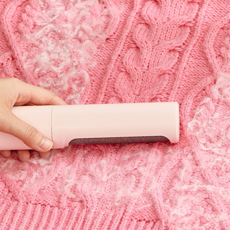 Reusable Lint & Pet Hair Remover Brush | Self-Cleaning Fabric Lint Roller for Clothes Sweaters Sofas & Coats ? No Refills Needed