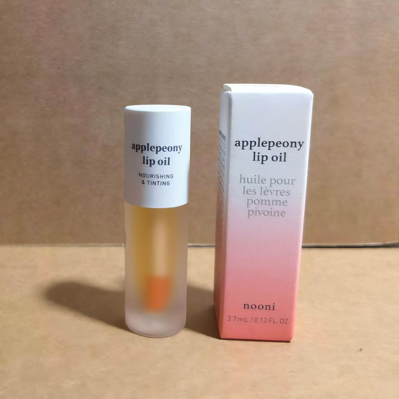 Nooni Appleplum Lip Oil - Voluming & Tinting Korean Lip Oil for Glossy, Plump Lips