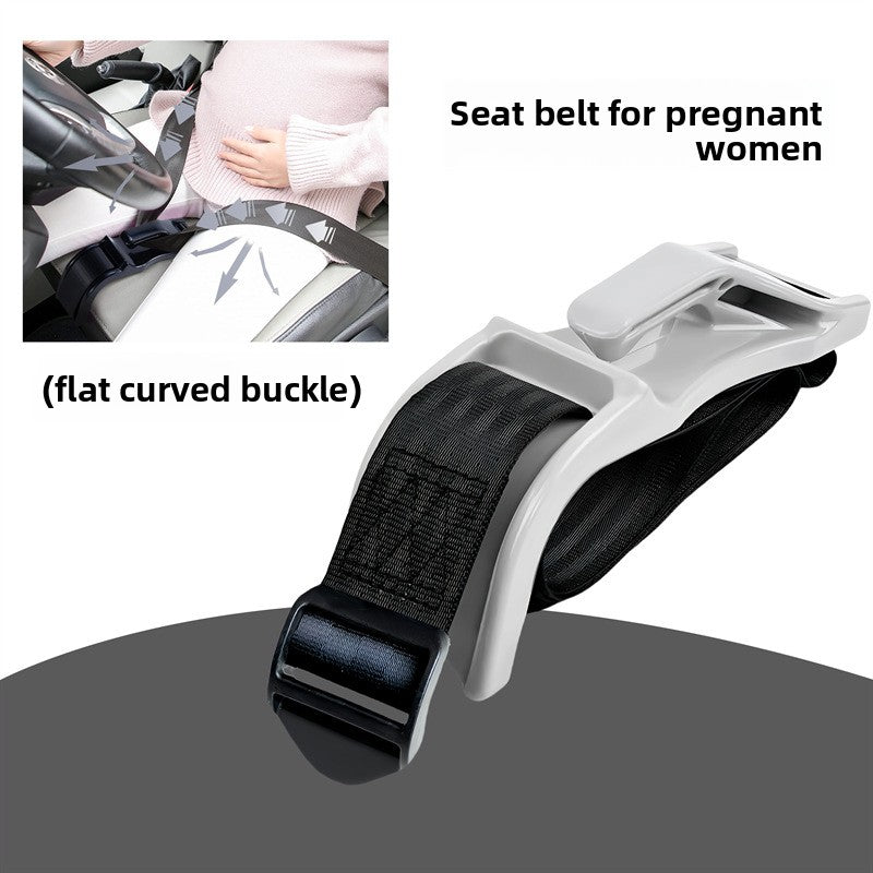 Pregnancy Seat Belt Adjuster | Maternity Car Seatbelt Safety Strap Positioner | Bump & Baby Belly Protector for Pregnant Women | Universal Car Fit