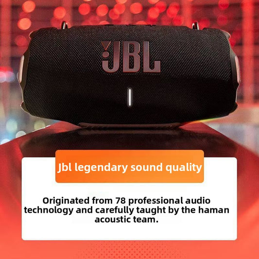 JBL Xtreme 4 Tragbarer Bluetooth-Lautsprecher, IP67 wasserdicht, 24 Stunden Akkulaufzeit, reiner Bass, Schultergurt, Playtime Boost, PartyBoost, Mehrpunktverbindung, Schwarz, von Harman, für Outdoor-Partys und Reisen 
