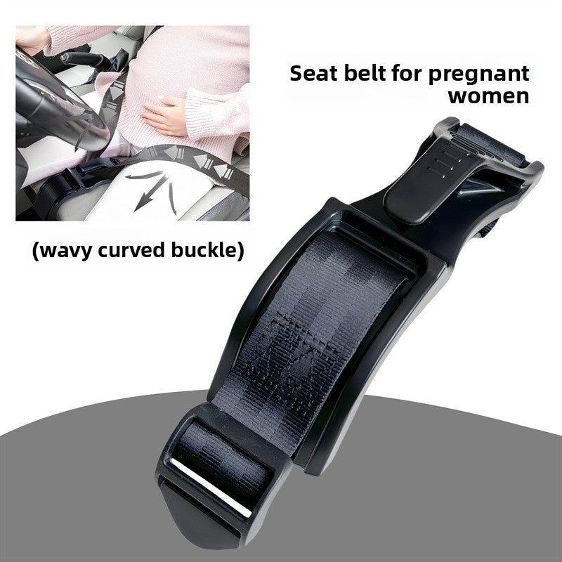 Pregnancy Seat Belt Adjuster | Maternity Car Seatbelt Safety Strap Positioner | Bump & Baby Belly Protector for Pregnant Women | Universal Car Fit