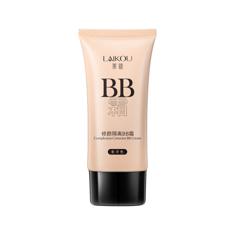 LAIKOU Complexion Corrector BB Cream | 3 Shades Ivory Natural Deep | Chinese Korean Beauty BB Cream Full Coverage Skin Tone Correcting | Lightweight Moisturizing Flawless Finish Face Makeup for All Skin Types