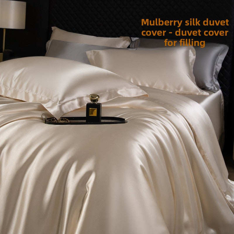 Luxury Black Satin Bedding Set | Silky Smooth Duvet Cover with Pillowcases - Queen & King