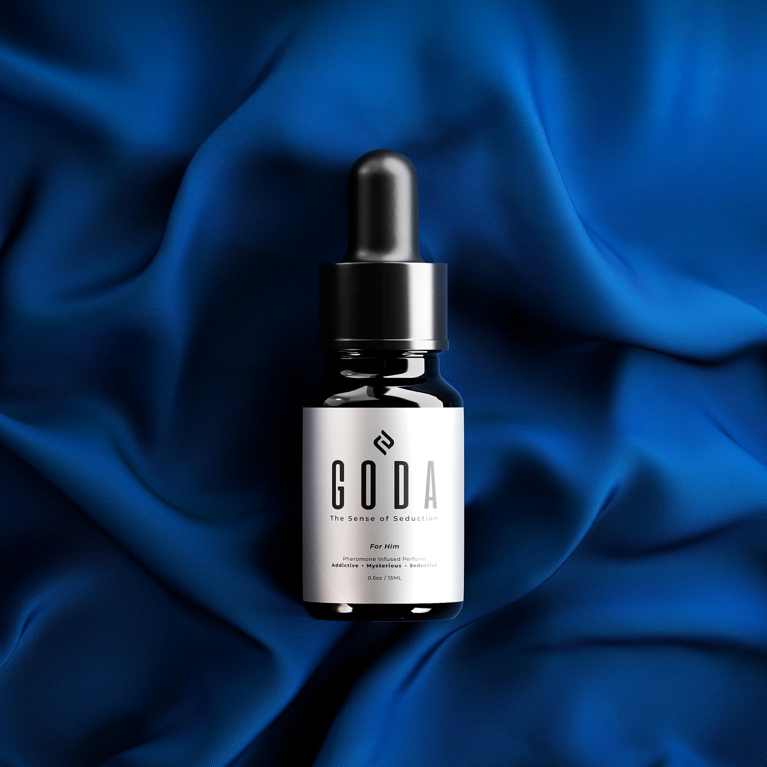 GODA The Sense of Seduction – Pheromone Infused Cologne For Him Set of 2 (2 x 15ml) | Addictive Mysterious Seductive Dropper Fragrance