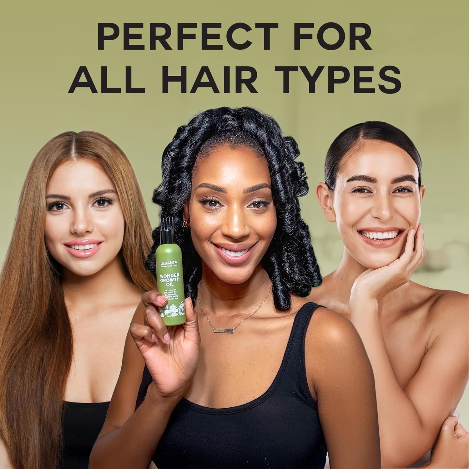 Lebanta Wonder Growth Oil | Batana, Castor, Rosemary & Coconut Oil for Hair Growth | All Hair Types | 4 fl oz