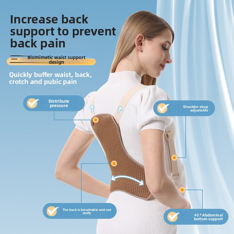 Mengdeyuan Pregnancy Support Belt | Bionic Hands Anti-Fall Maternity Belt | Reduces Abdominal Burden | Spine & Fetal Position Protection | All Stages